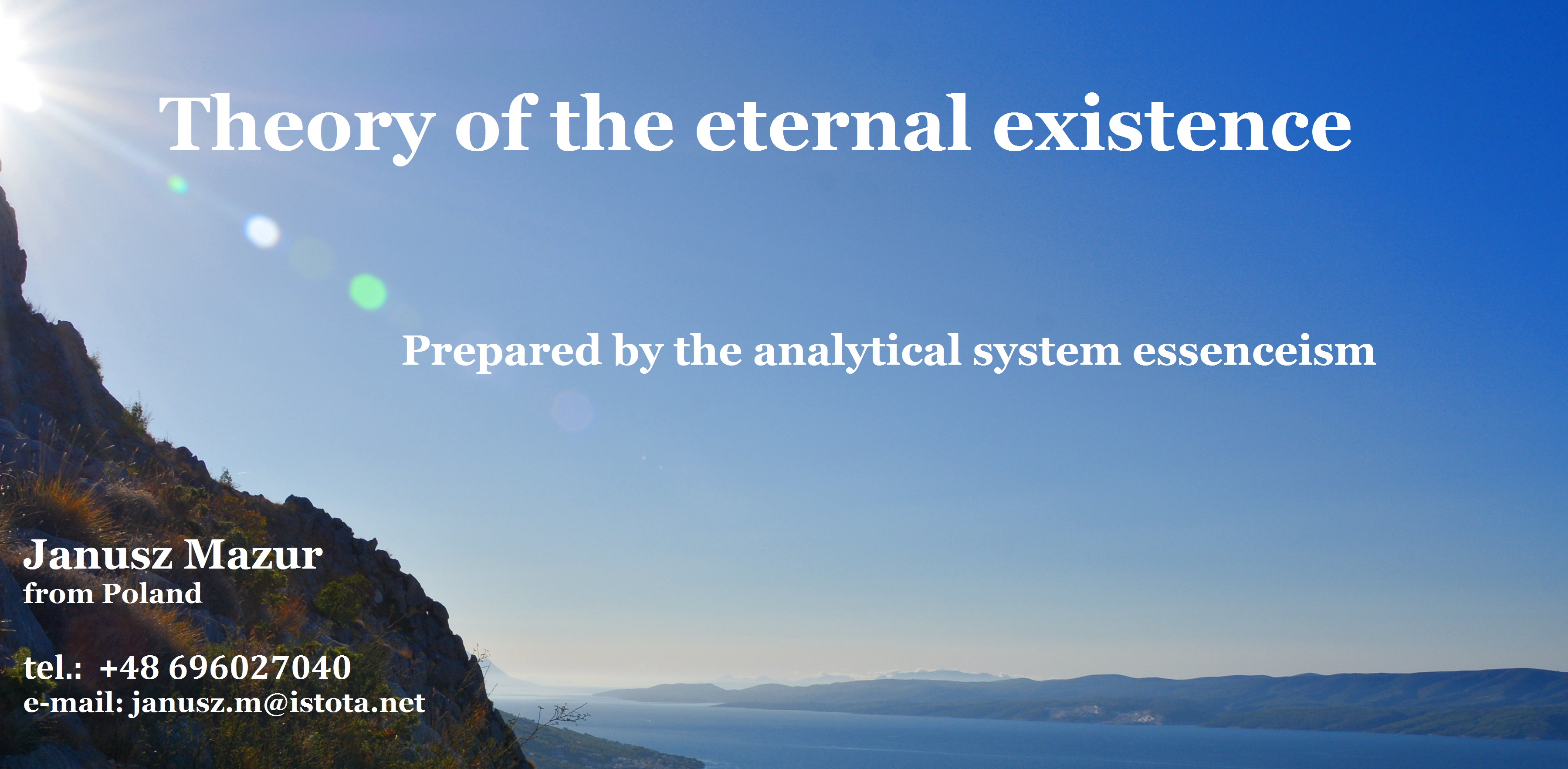 Theory of the eternal existence_website Theory of the eternal existence_website